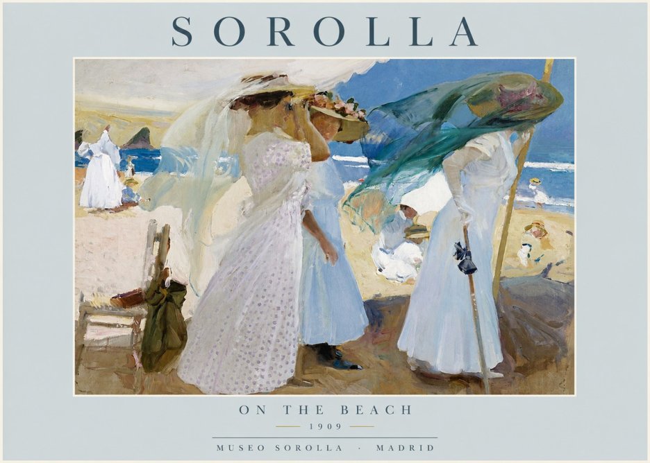 Sorolla On the Beach No2 - Póster