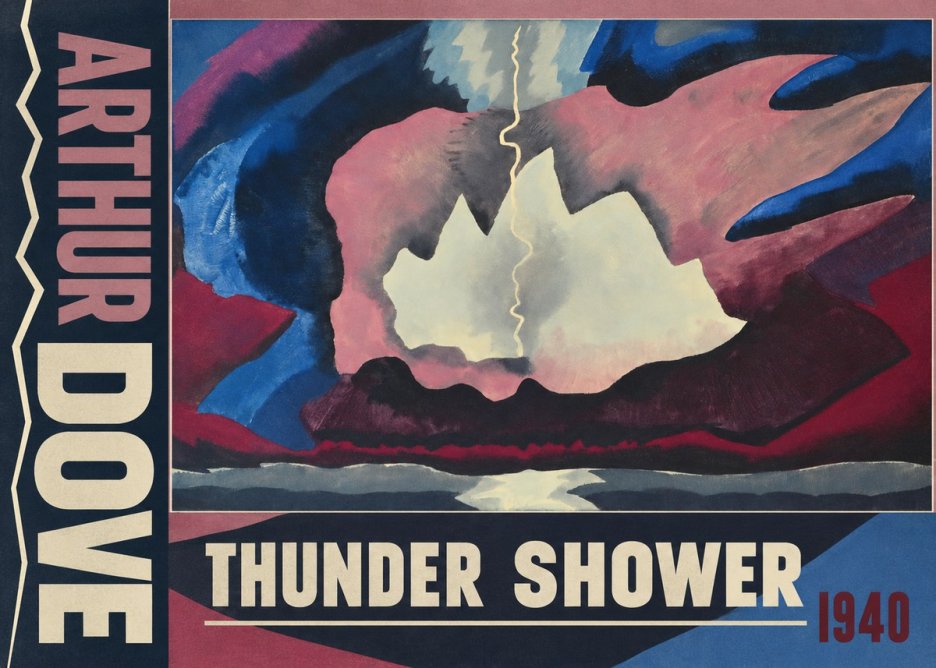 Arthur Dove Thunder Shower No3 - Póster