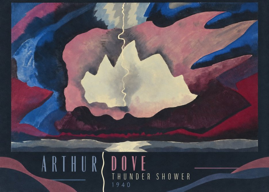 Arthur Dove Thunder Shower No5 - Póster
