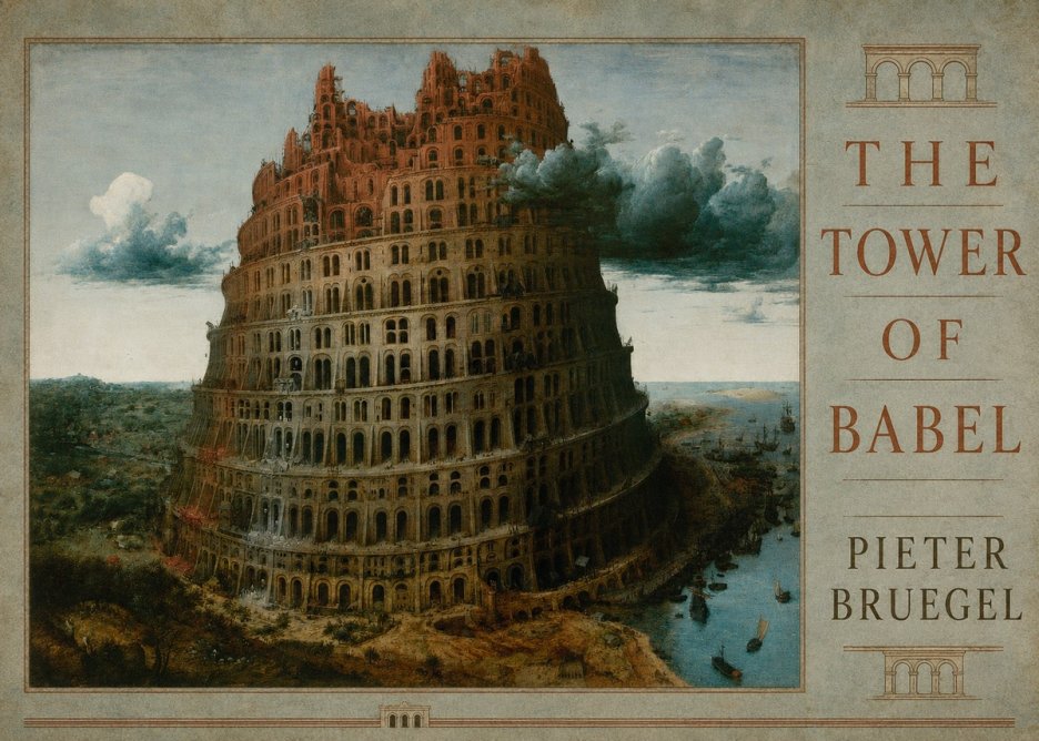 Pieter Bruegel The Tower of Babel XII No3 - Póster