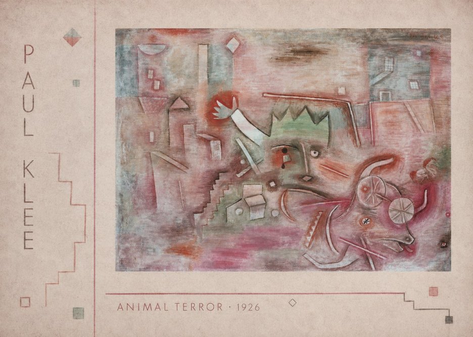 Paul Klee Animal Terror No2 - Póster