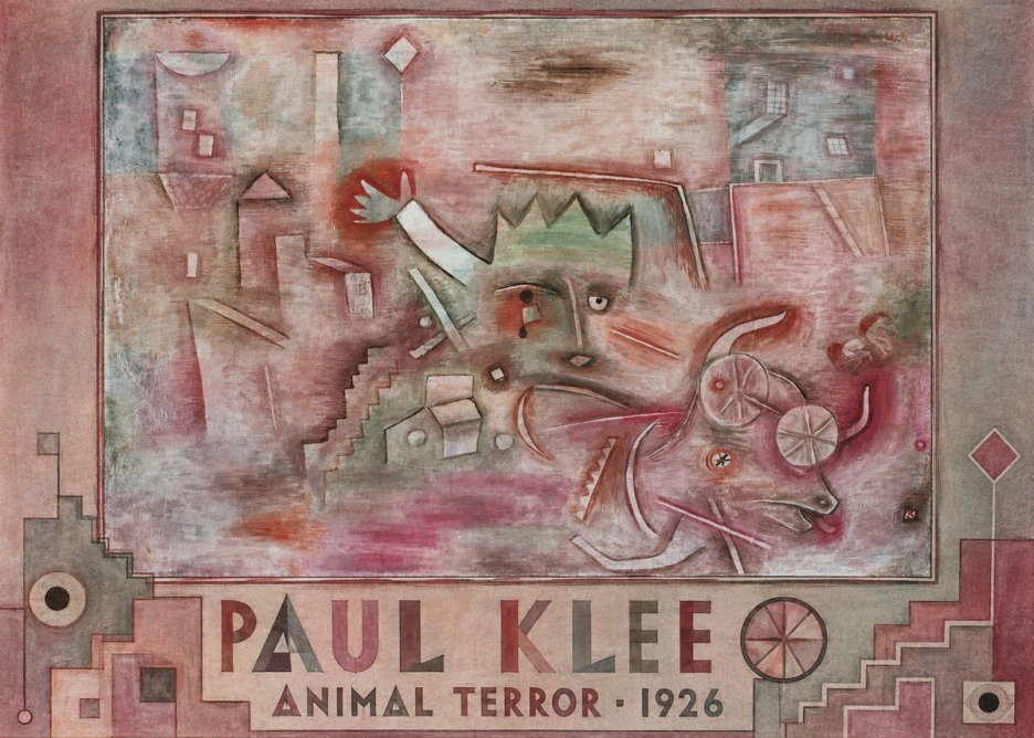 Paul Klee Animal Terror No6 - Póster