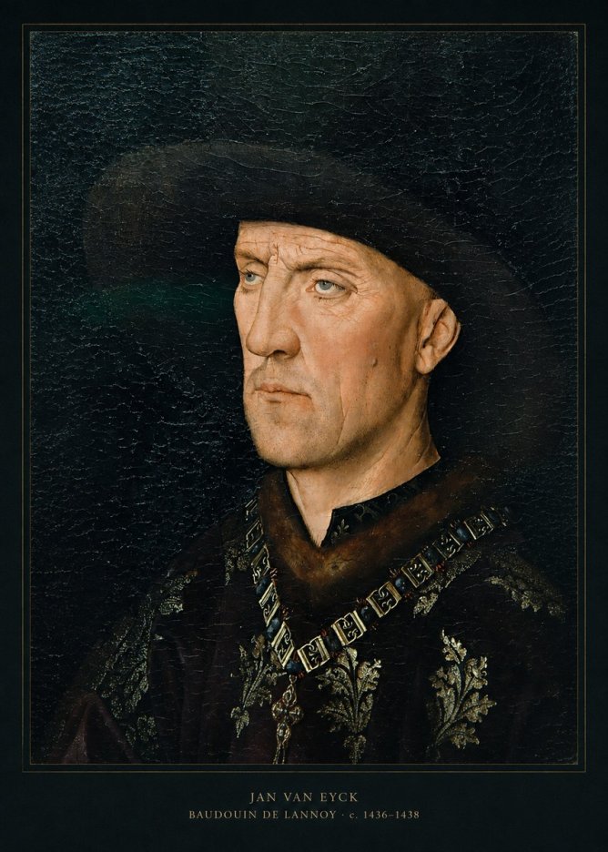 Jan van Eyck Baudouin De Lannoy No4 - Póster