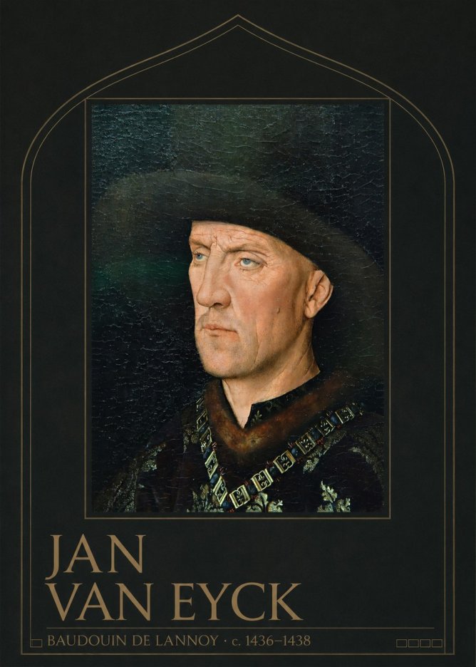 Jan van Eyck Baudouin De Lannoy No6 - Póster