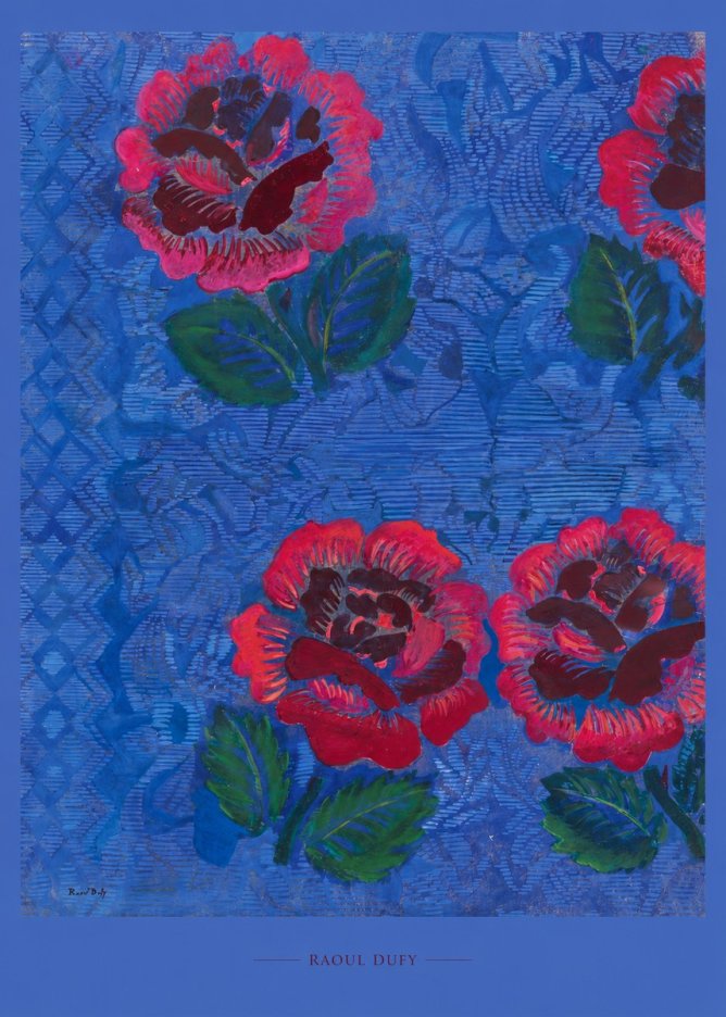 Raoul Dufy Roses No6 - Póster