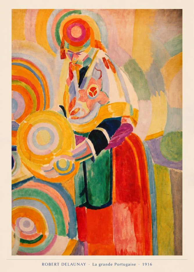 Robert Delaunay La Grande Portugaise II No6 - Póster