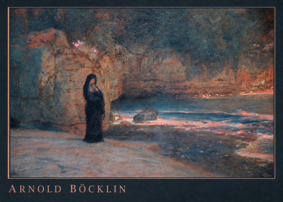 Arnold Böcklin The Lament No3 - Póster