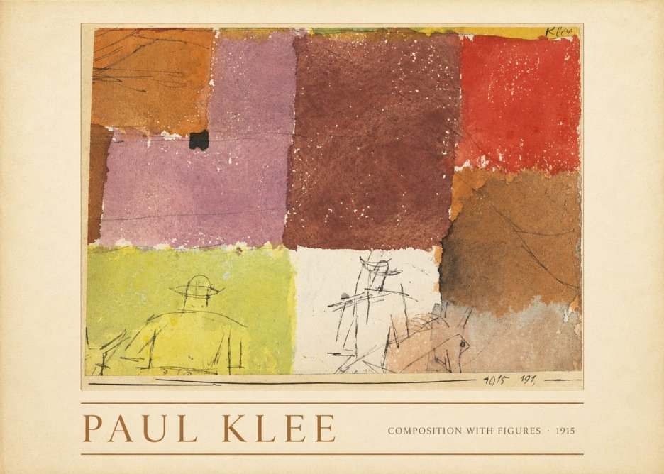 Paul Klee Composition with Figures I No1 - Póster