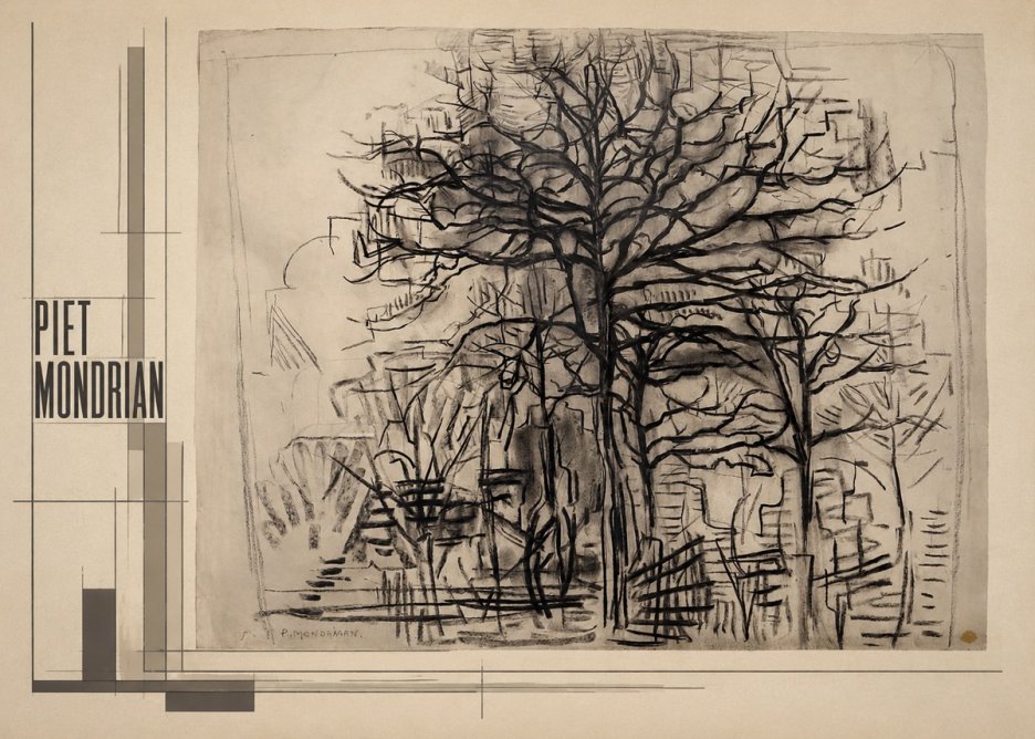 Piet Mondrian The Tree No2 - Póster
