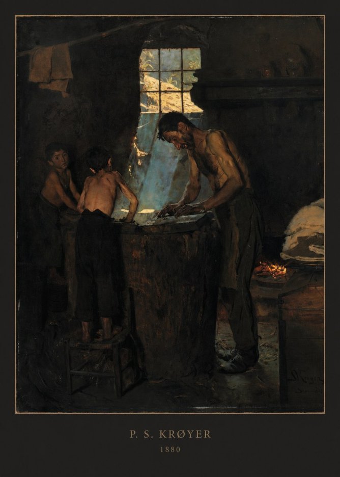 P.S. Krøyer A Forge No4 - Póster
