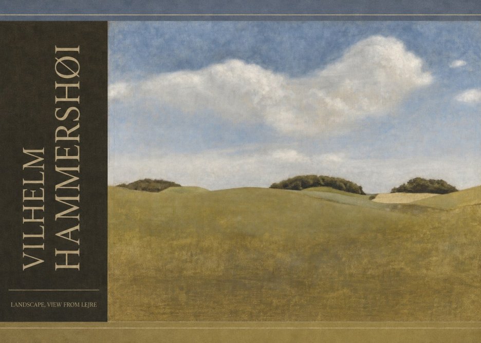 Vilhelm Hammershøi Landscape, View from Lejre No4 - Póster