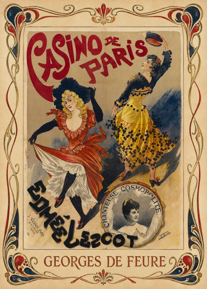 Georges de Feure Edmée Lescot No1 - Póster