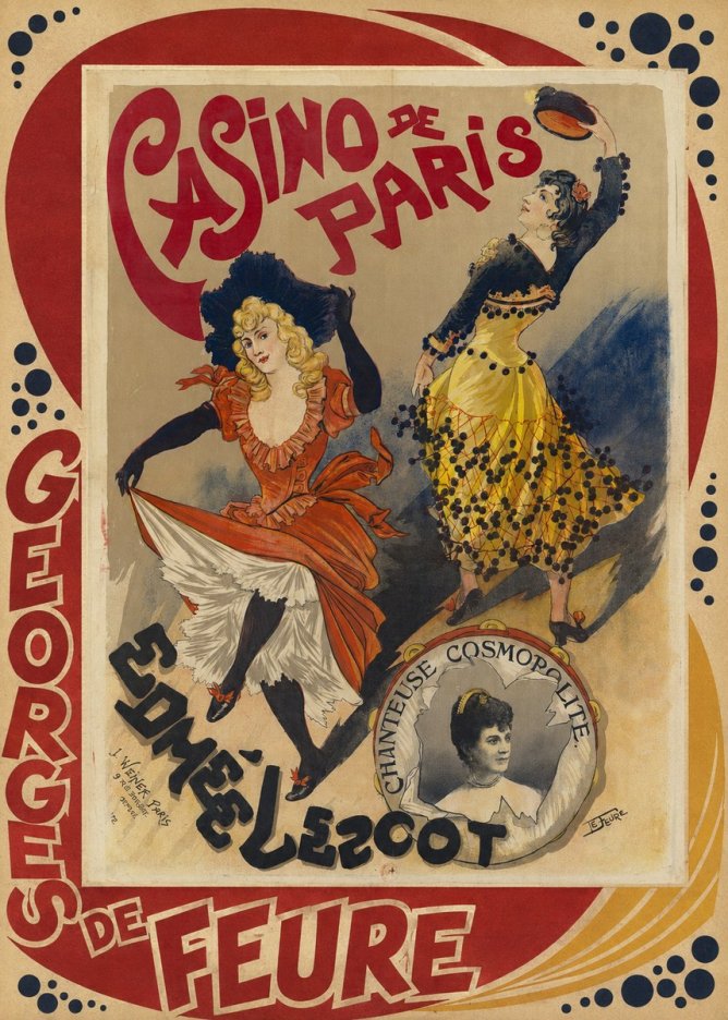 Georges de Feure Edmée Lescot No4 - Póster