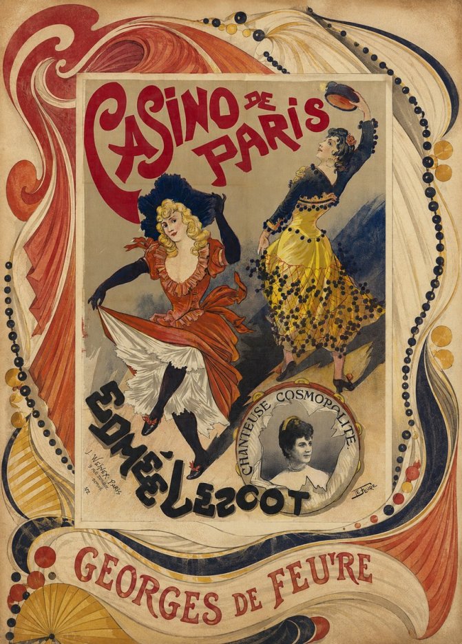 Georges de Feure Edmée Lescot No5 - Póster