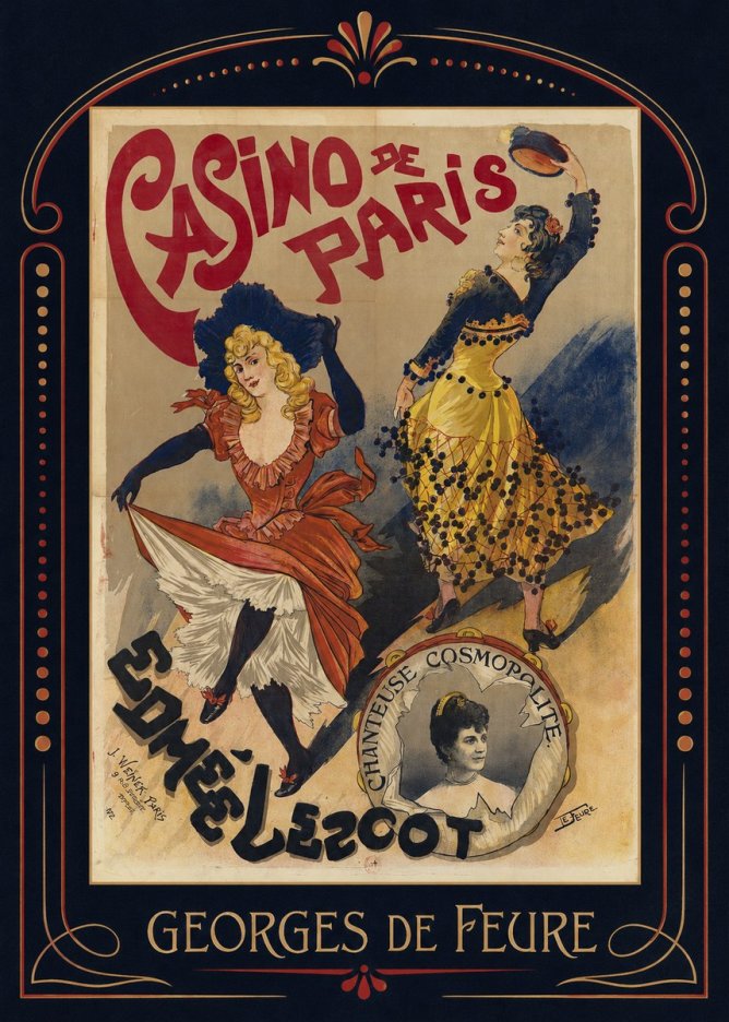 Georges de Feure Edmée Lescot No6 - Póster