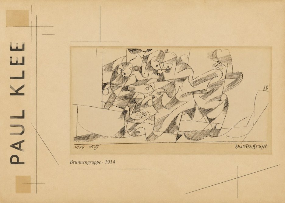 Paul Klee Brunnengruppe No3 - Póster