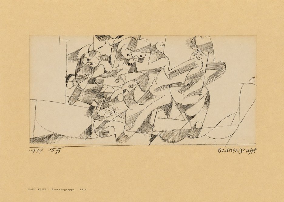 Paul Klee Brunnengruppe No6 - Póster
