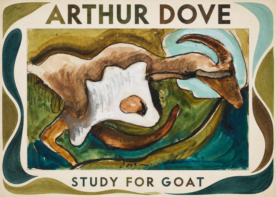 Arthur Dove Study for Goat No1 - Póster