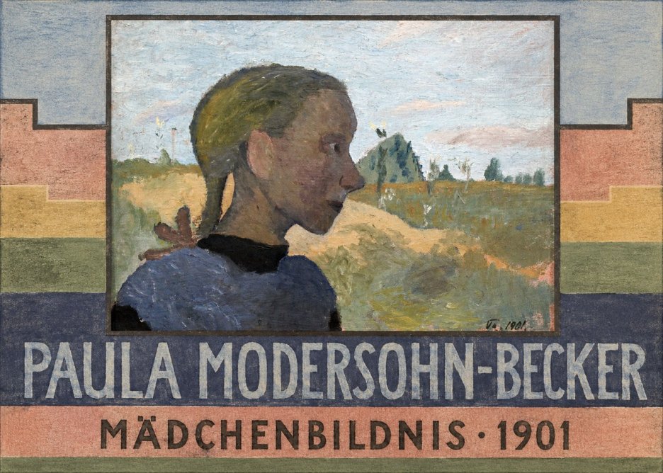 Paula Modersohn-Becker Mädchenbildnis · 1901 No6 - Póster