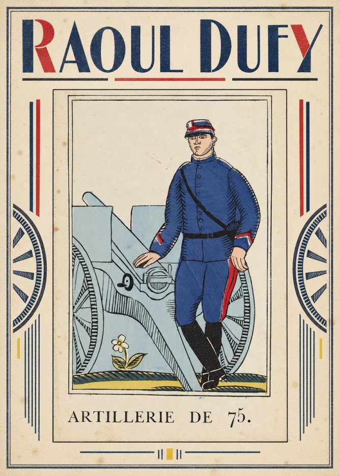 Raoul Dufy Artillerie De 75. No1 - Póster