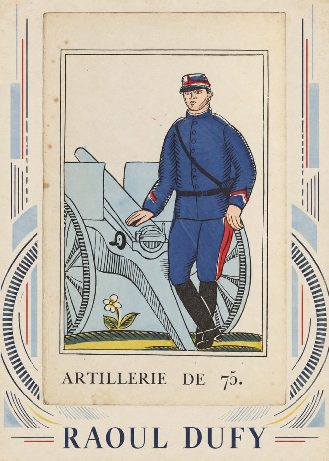 Raoul Dufy Artillerie De 75. No3 - Póster