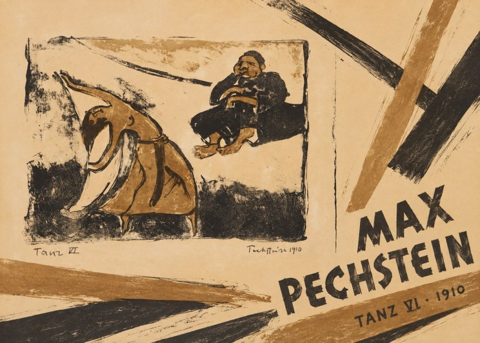 Max Pechstein Tanz Vi • 1910 No4 - Póster