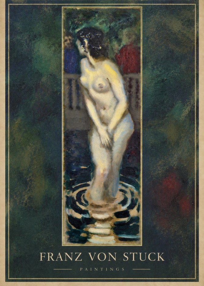 Franz von Stuck The Bather No2 - Póster