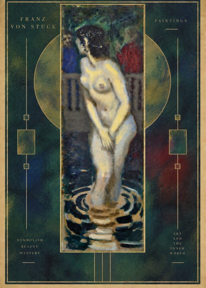 Franz von Stuck The Bather No6 - Póster