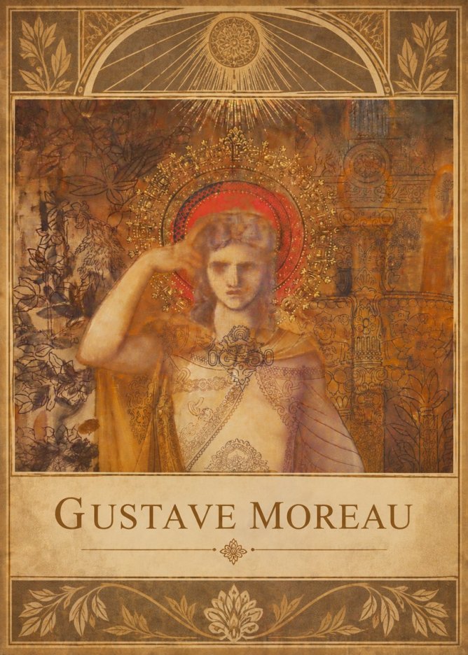 Gustave Moreau The Messenger No6 - Póster