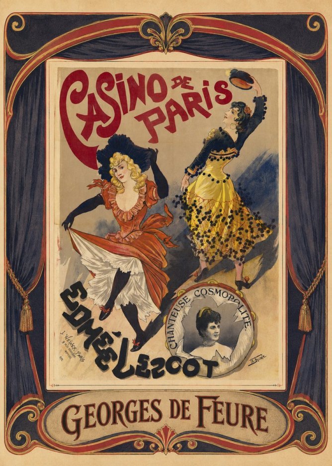 Georges de Feure Edmée L'escot No5 - Póster