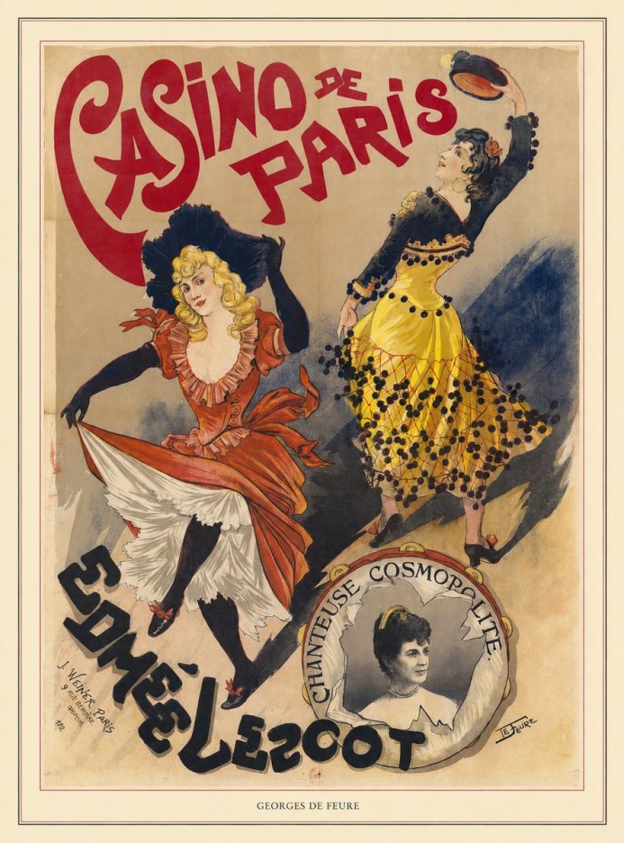 Georges de Feure Edmée L'escot No6 - Póster
