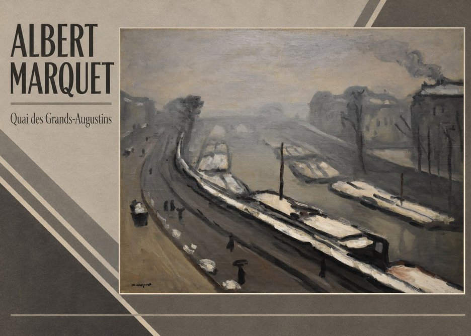 Albert Marquet Quai Des Grands-augustins No2 - Póster