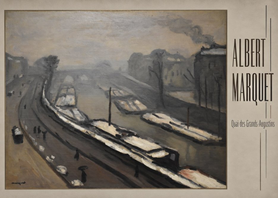 Albert Marquet Quai Des Grands-augustins No3 - Póster