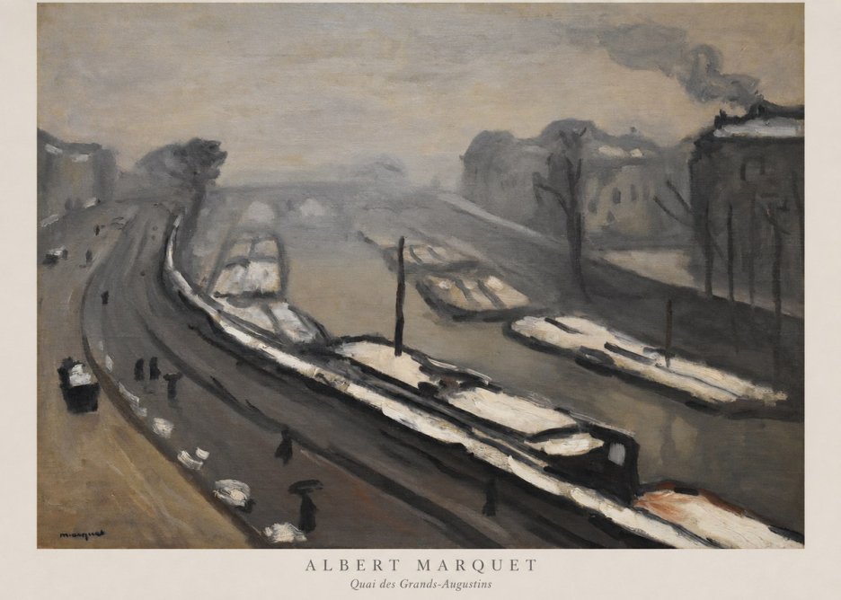 Albert Marquet Quai Des Grands-augustins No6 - Póster