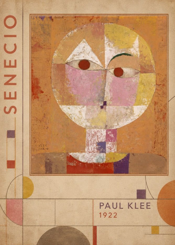 Paul Klee Senecio No2 - Póster