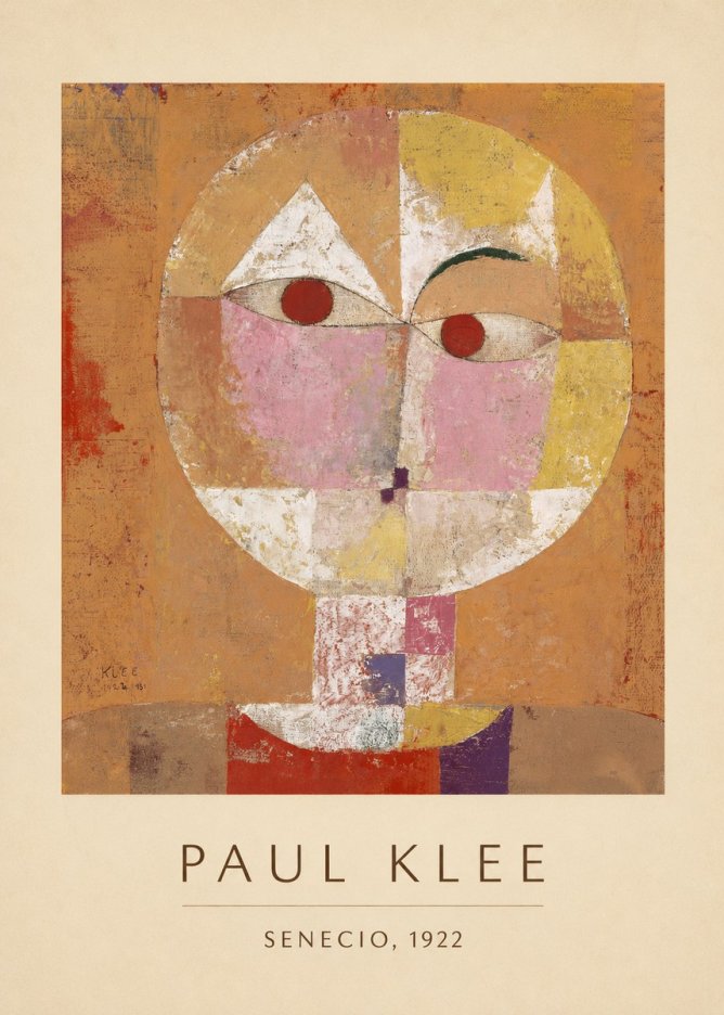 Paul Klee Senecio No3 - Póster