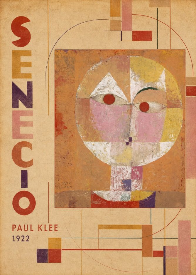Paul Klee Senecio No4 - Póster