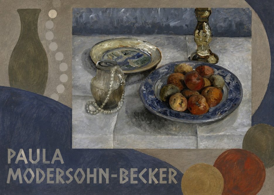 Paula Modersohn-Becker Still Life with Candlestick, Pitcher, and Fruit No5 - Póster