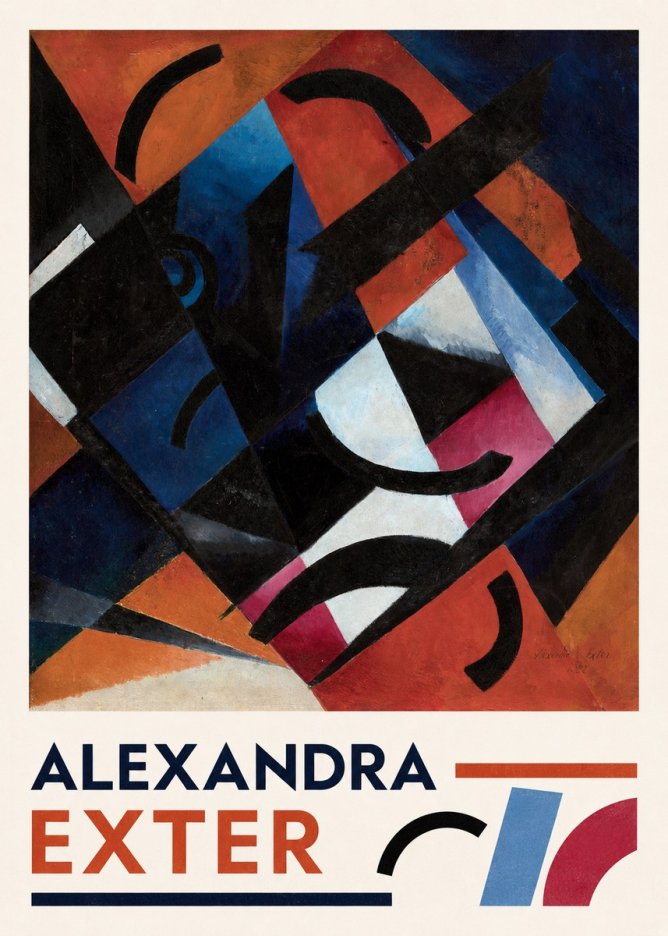 Alexandra Exter Abstract Composition No3 - Póster