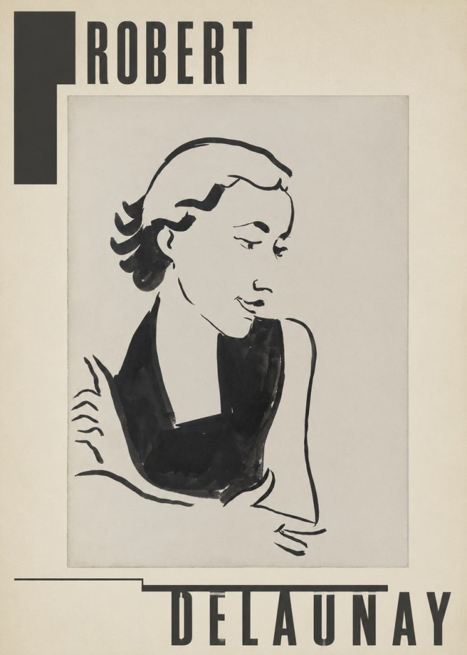 Robert Delaunay Figure Study No3 - Póster