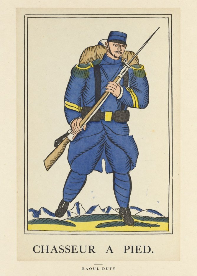Raoul Dufy Chasseur a Pied. No6 - Póster