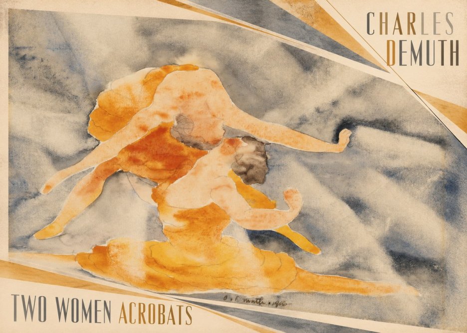 Charles Demuth Two Women Acrobats No2 - Póster