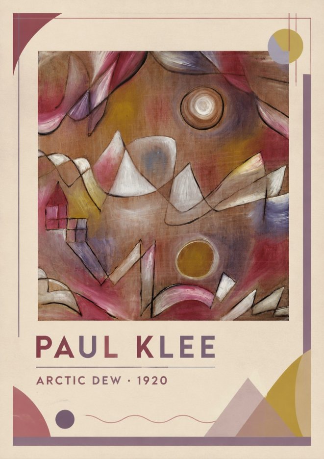 Paul Klee Arctic Dew No1 - Póster