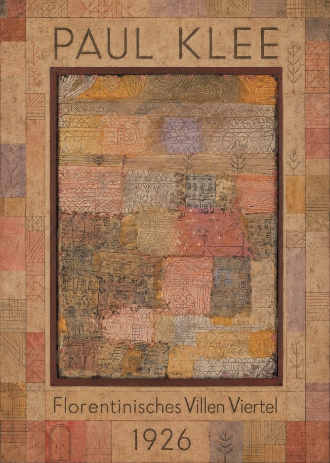 Paul Klee Florentinisches Villen Viertel No1 - Póster