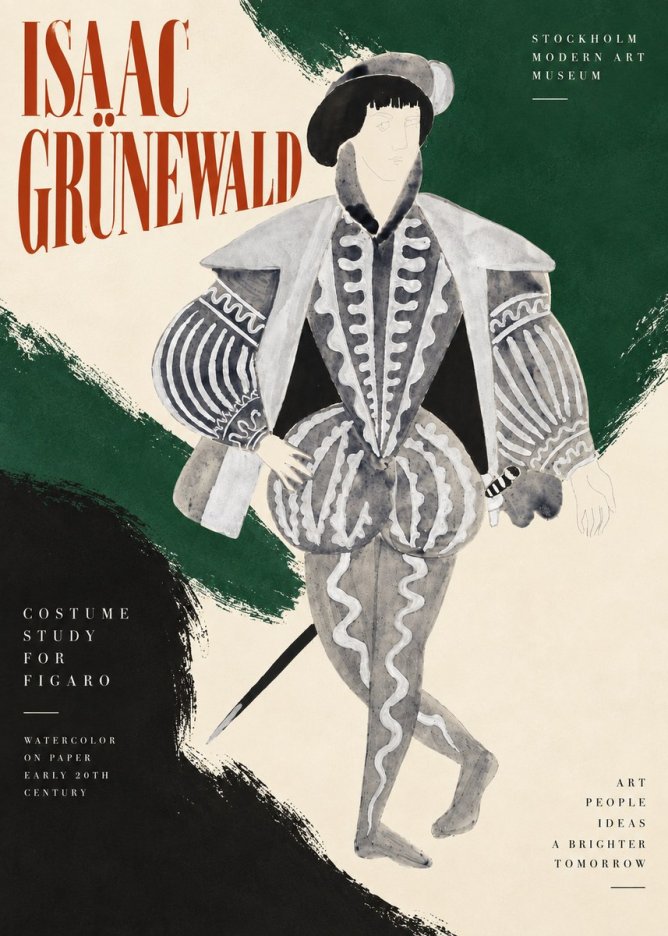 Isaac Grünewald Figaro II No5 - Póster