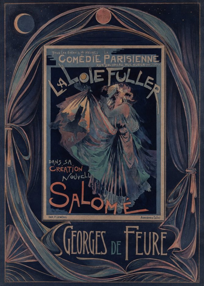 Georges de Feure La Loïe Fuller - Salomé II No4 - Póster