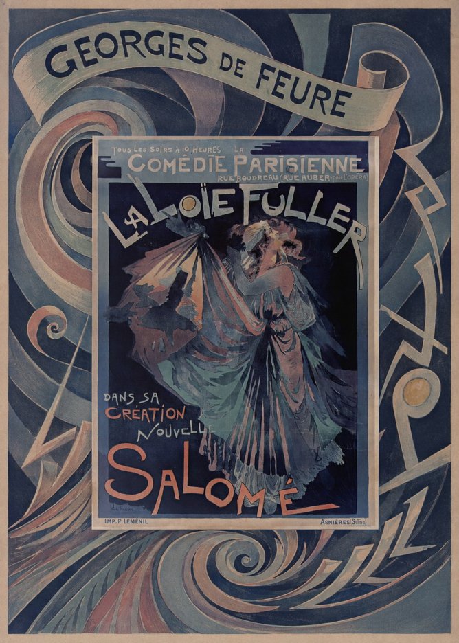 Georges de Feure La Loïe Fuller - Salomé II No6 - Póster