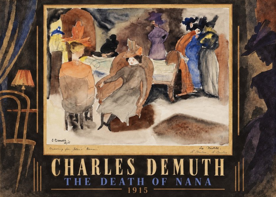 Charles Demuth The Death of Nana No5 - Póster