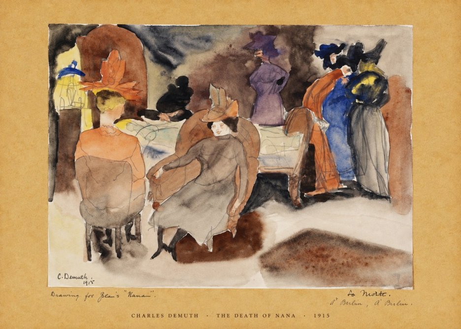 Charles Demuth The Death of Nana No6 - Póster