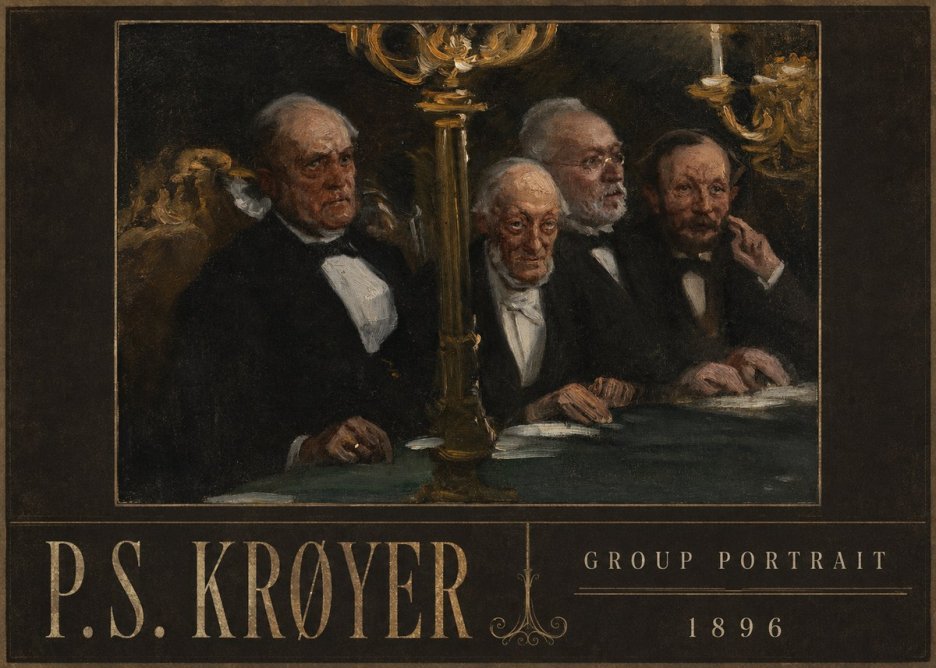P.S. Krøyer Group Portrait No4 - Póster